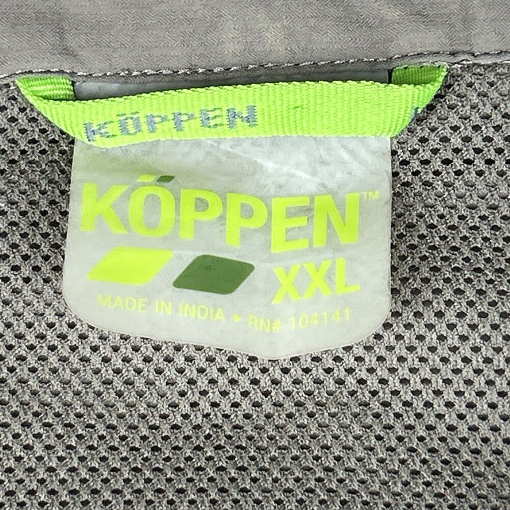 Koppen Shirt Men’s 2XL Nylon Camping Hiking Fishing Brown Short Sleeve - Picture 3 of 6